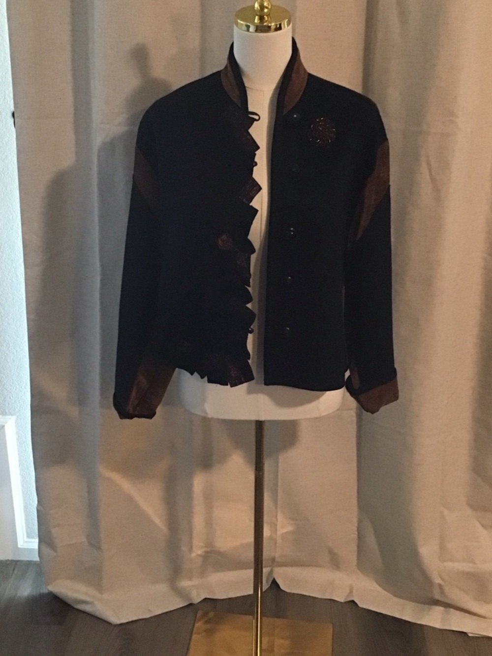 Black and Brown Women's Dress Jacket